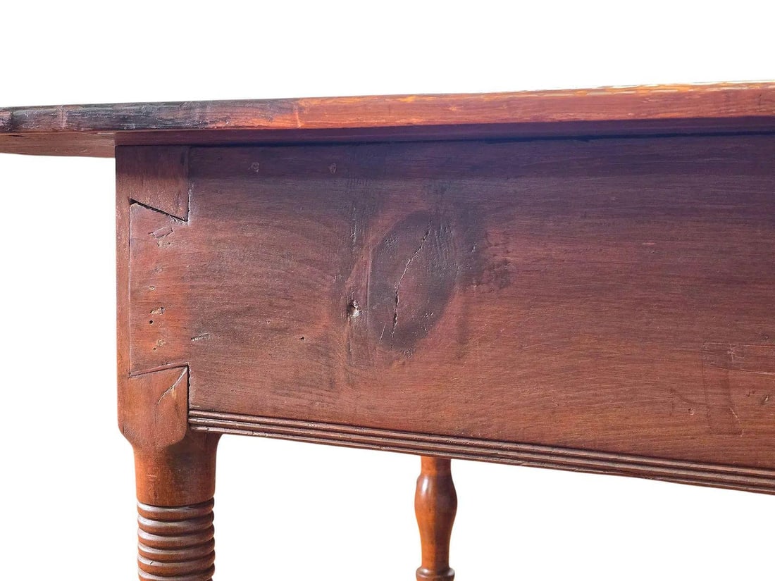 Mid 19th Century French Provincial Louis Philippe Period Fruitwood Drop-Leaf Table - 10