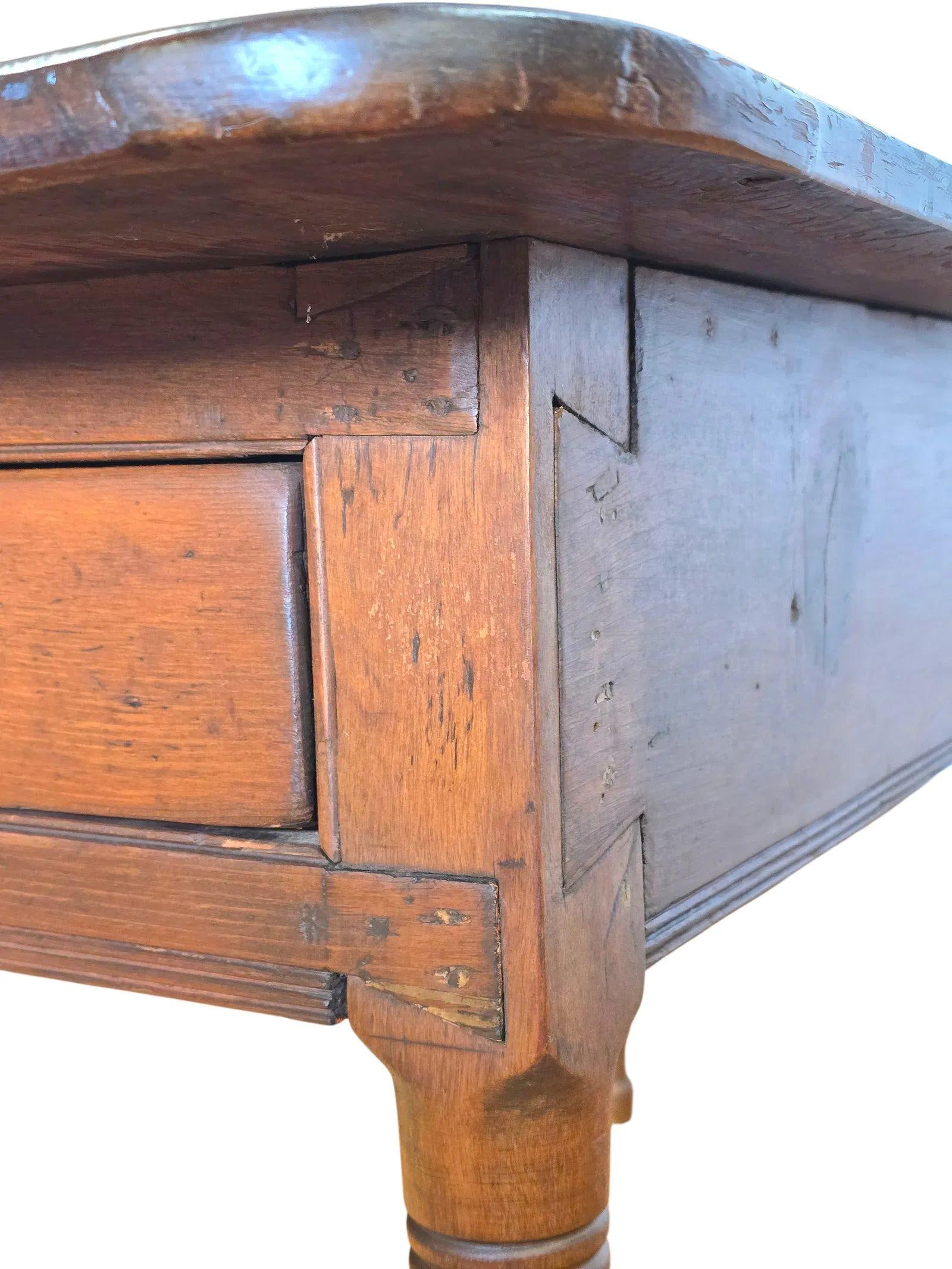 Mid 19th Century French Provincial Louis Philippe Period Fruitwood Drop-Leaf Table - 12