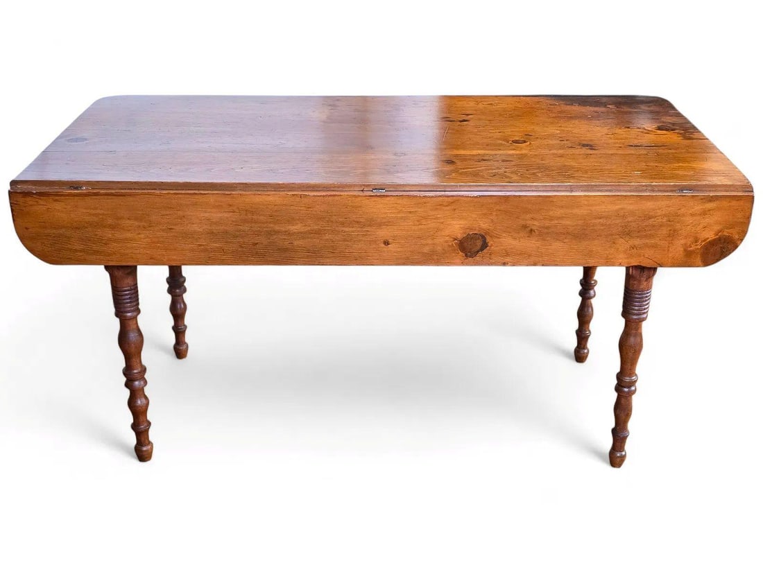 Mid 19th Century French Provincial Louis Philippe Period Fruitwood Drop-Leaf Table - 3