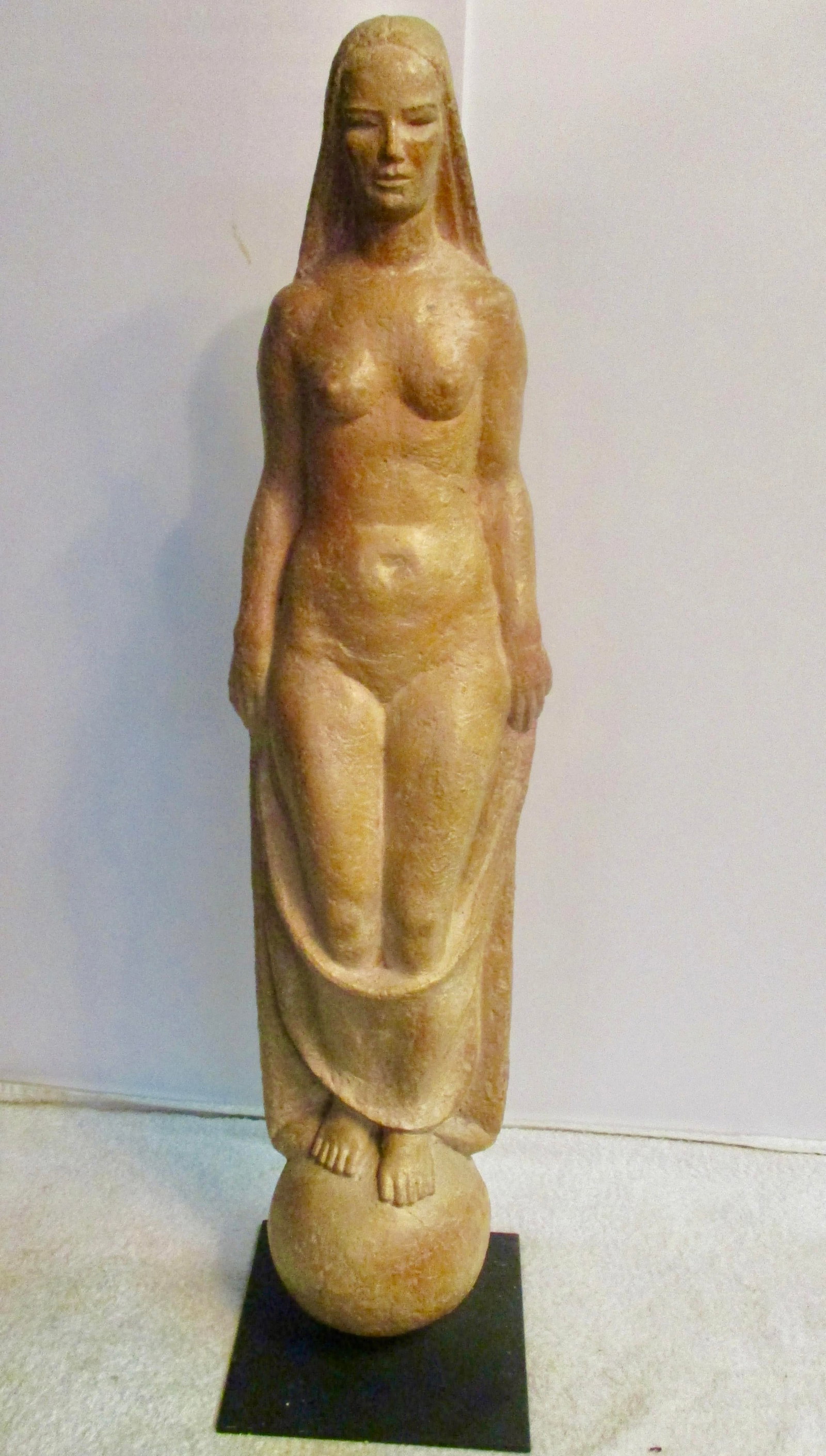 1950s M C M Universal Earth Mother Terra Cotta Sculpture - 5