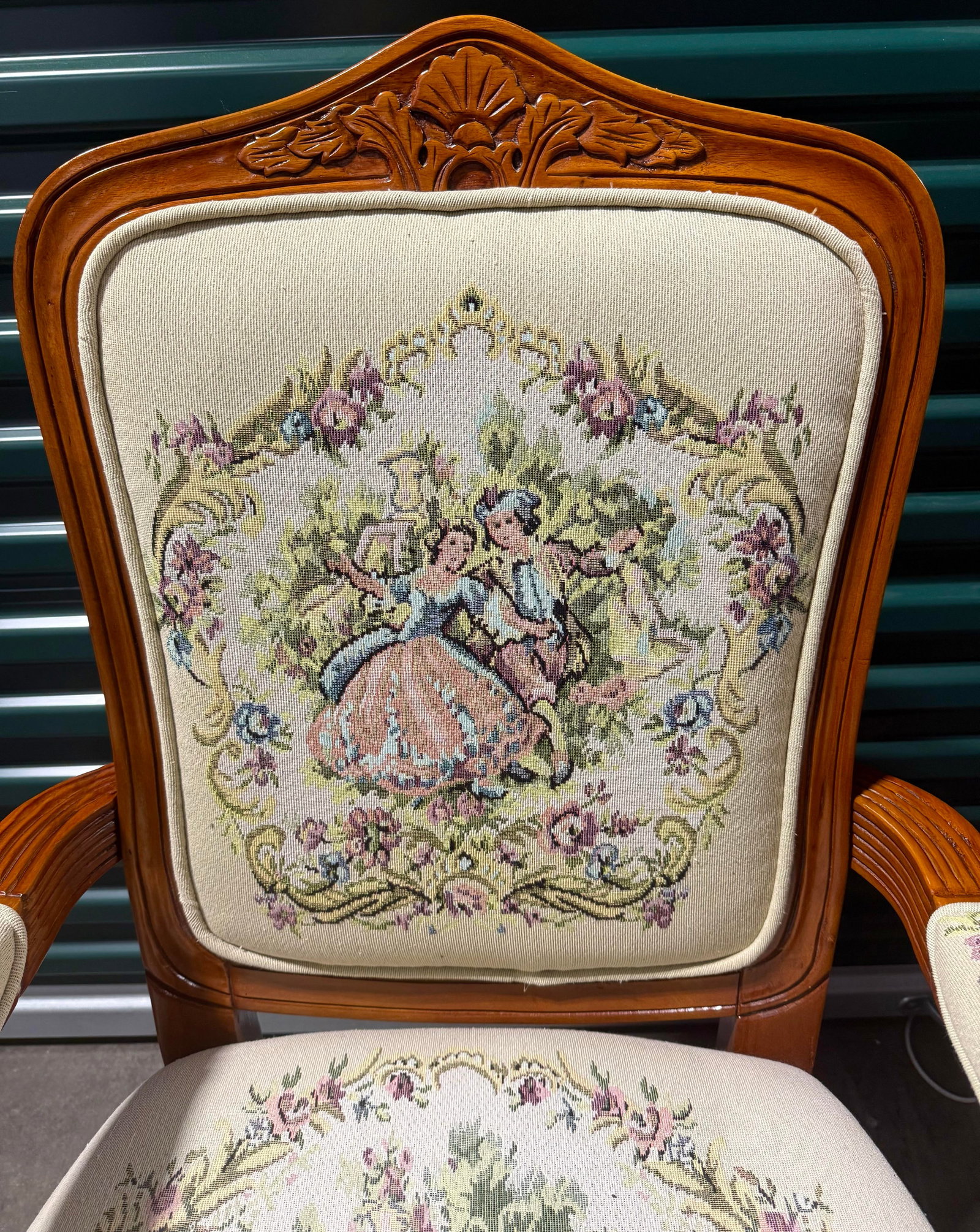 Late 20th Century Louis XV French Provincial Parlor Chair - 6