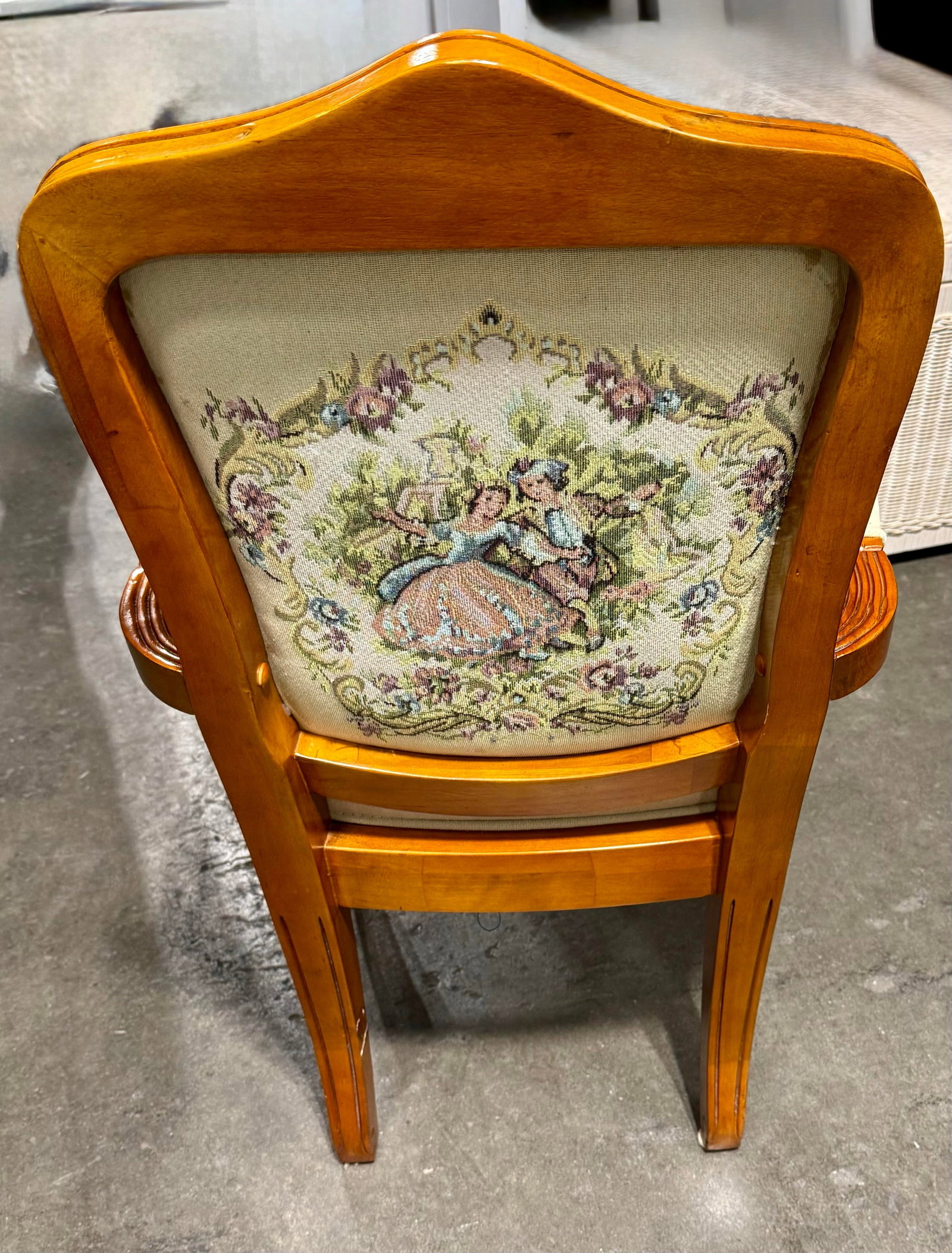 Late 20th Century Louis XV French Provincial Parlor Chair - 7