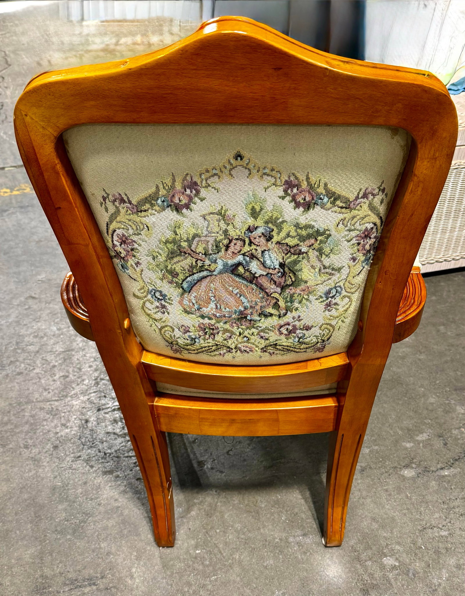 Late 20th Century Louis XV French Provincial Parlor Chair - 9
