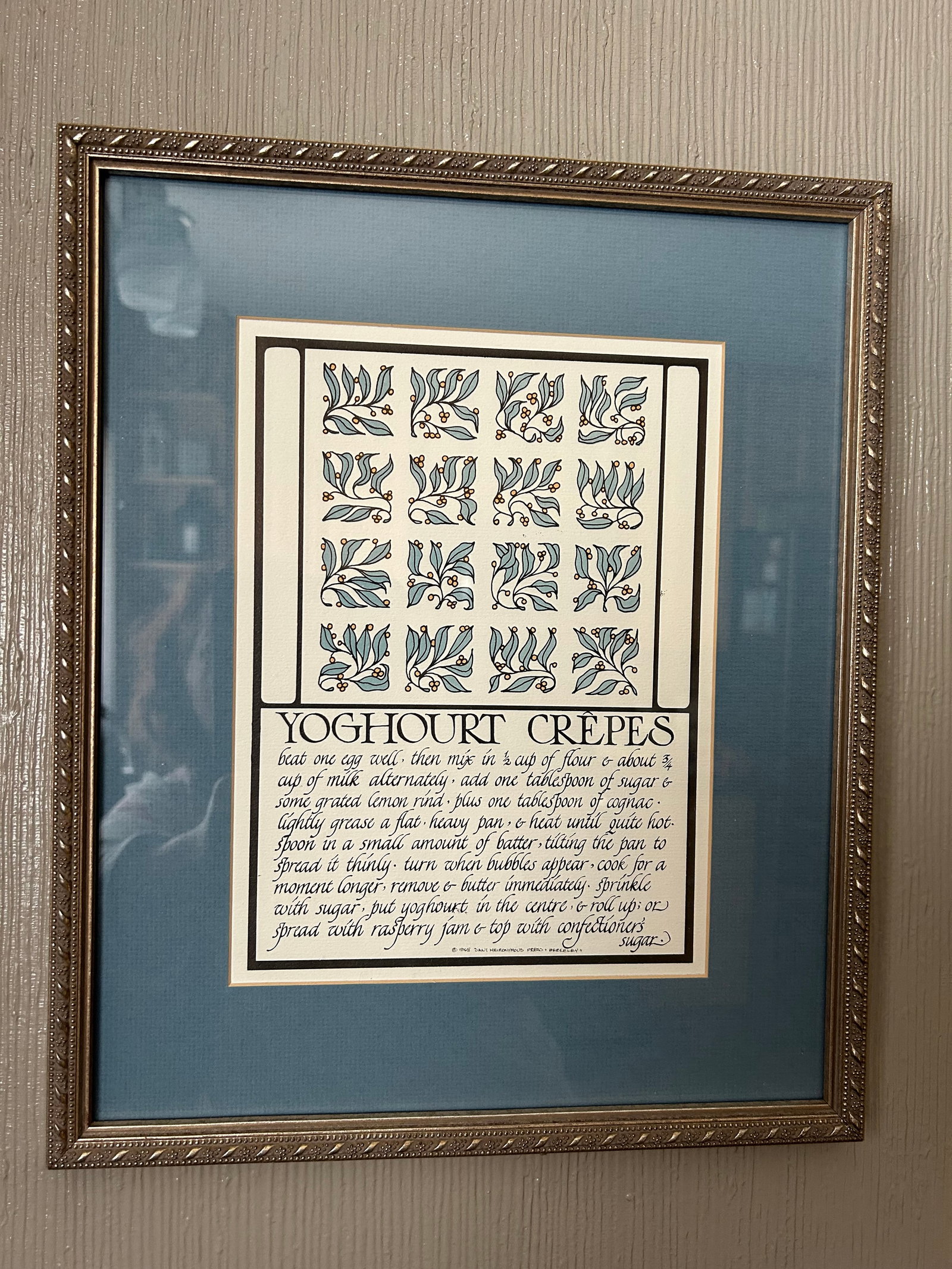 Mid-Century Calligraphed Recipes - Set of 13 - 11