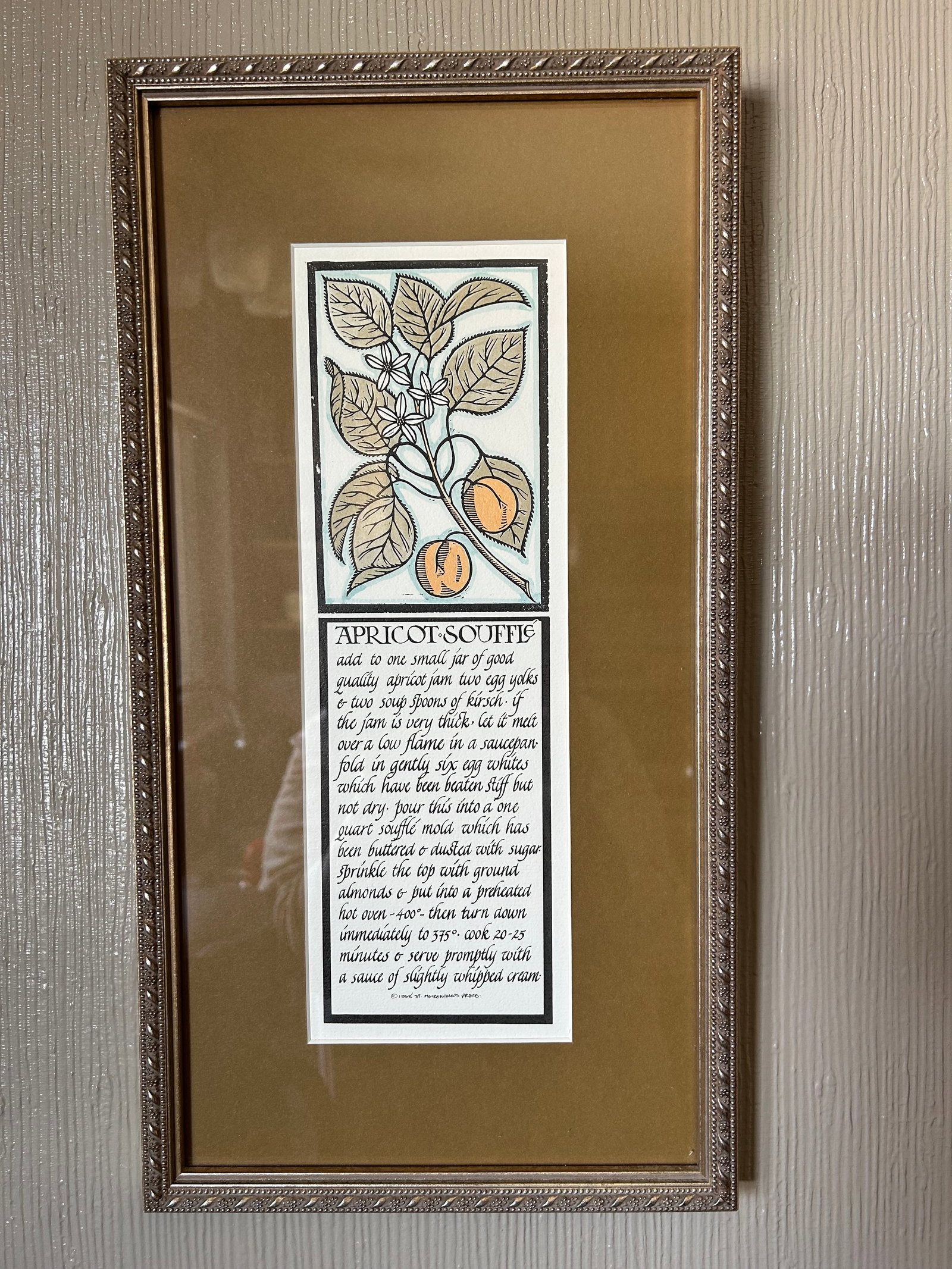 Mid-Century Calligraphed Recipes - Set of 13 - 3