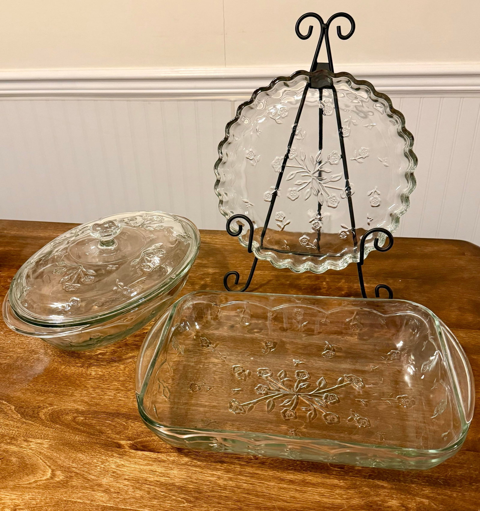 Mid 20th Century Anchor Hocking Savannah Bakeware Set - 4pcs - 3