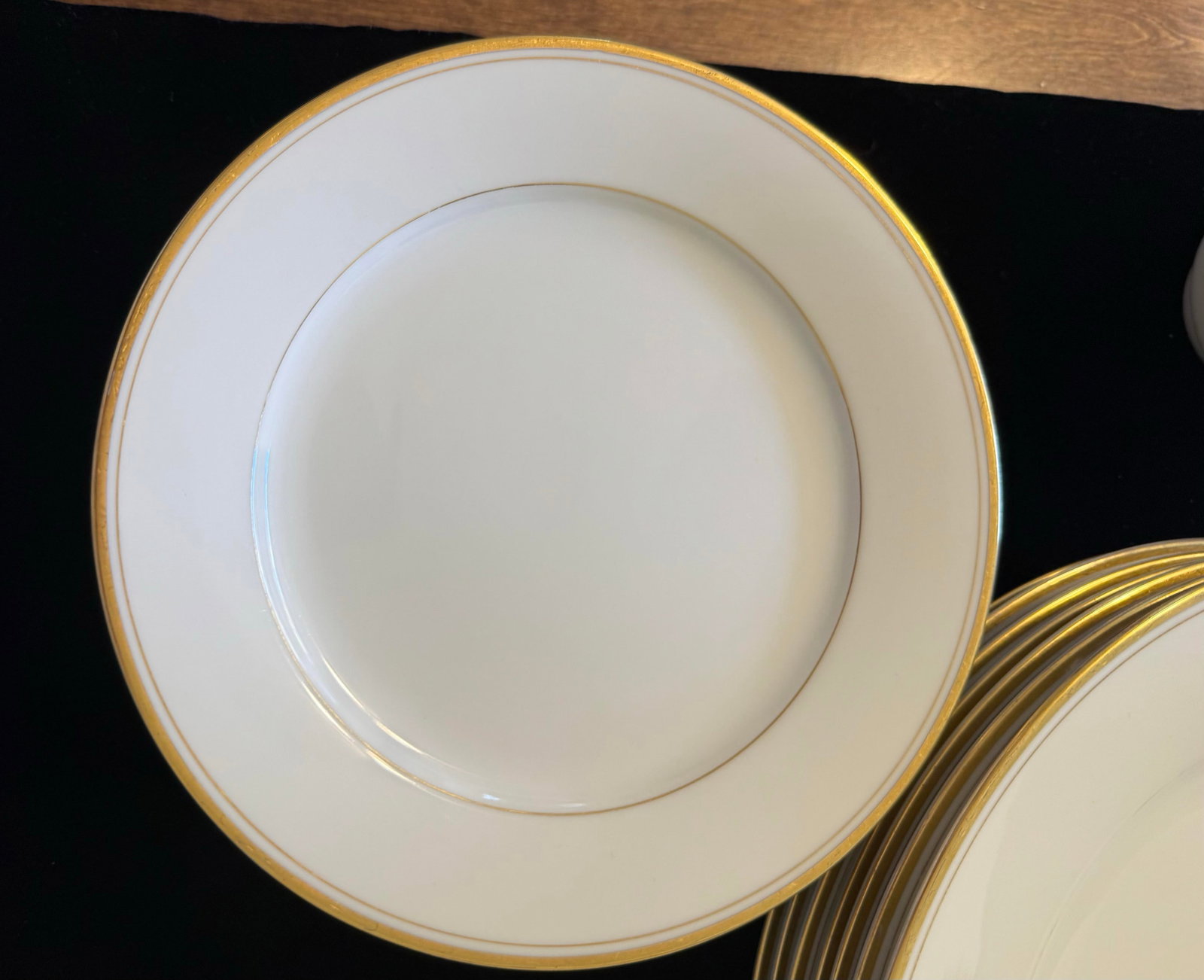 Mid 20th Century Noritake China Goldart Dishes - 22pcs - 7