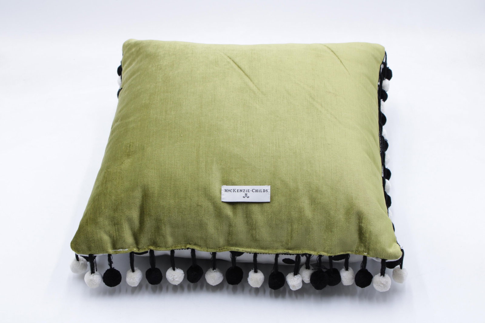 Pair Mackenzie Childs Square Decorative Throw Pillow - 10