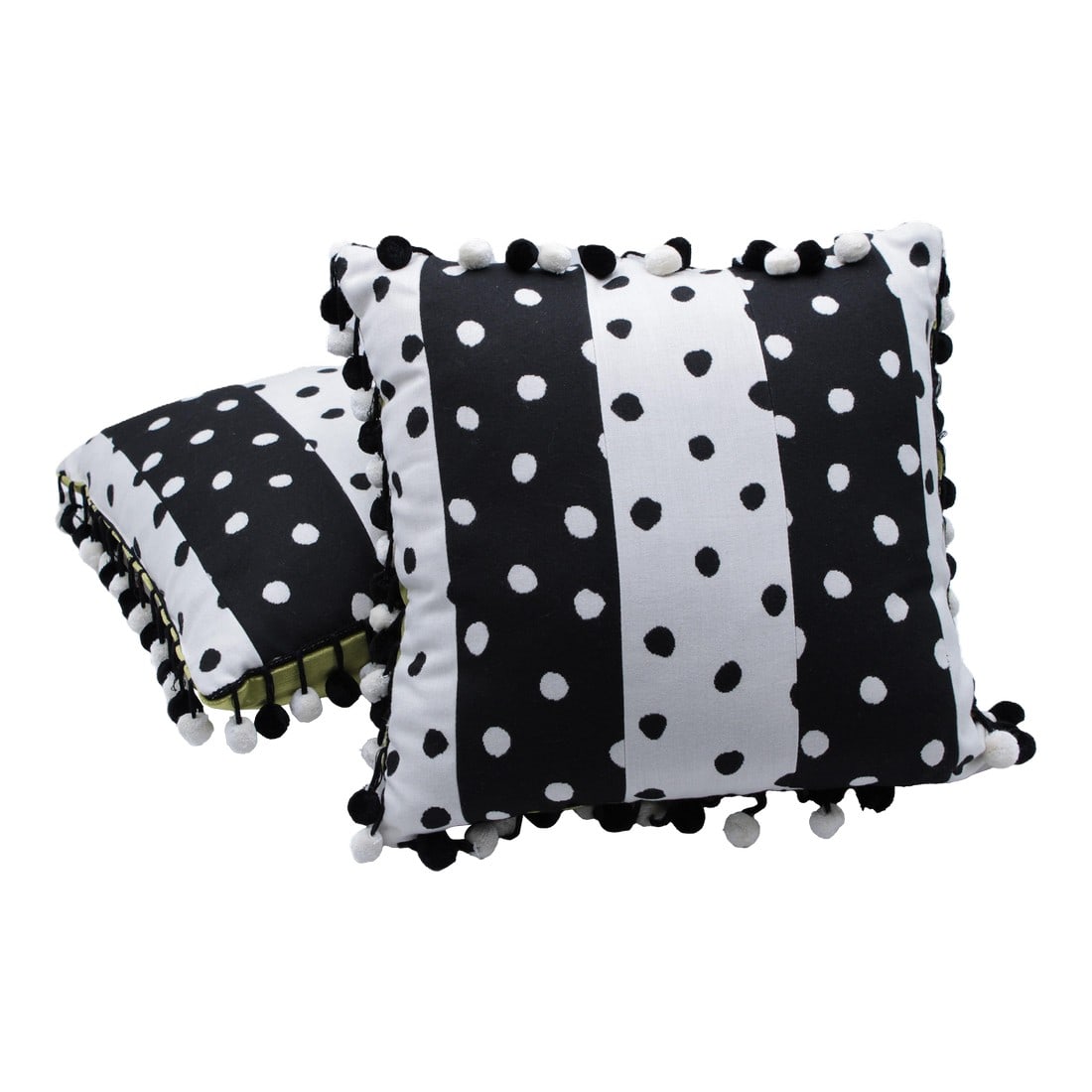 Pair Mackenzie Childs Square Decorative Throw Pillow (1 of 11)
