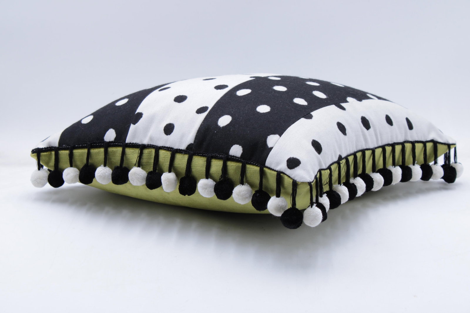 Pair Mackenzie Childs Square Decorative Throw Pillow - 4