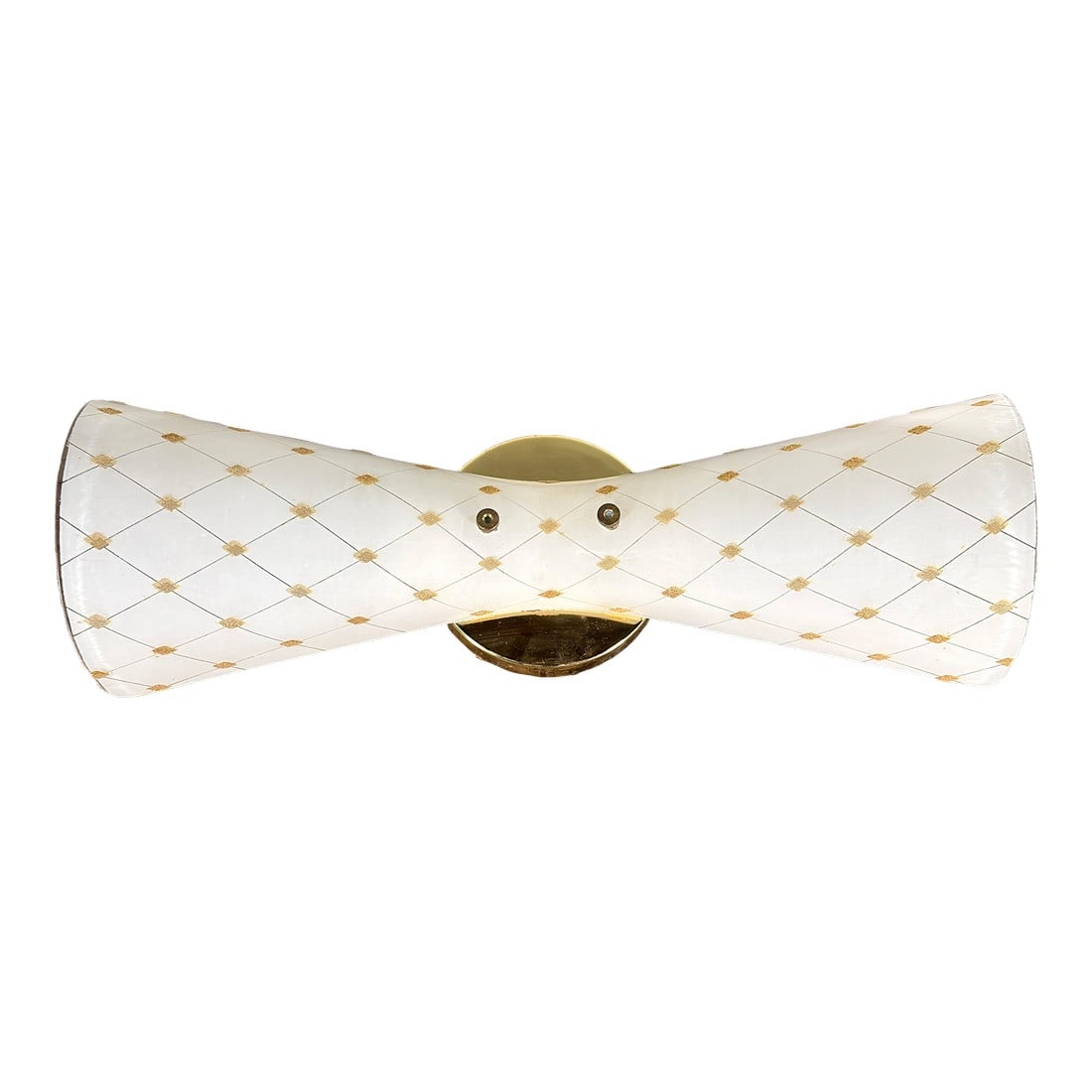 Vintage Mid Century Modern Bowtie Wall Sconce Light Fixture by Moe Lighting (1 of 9)