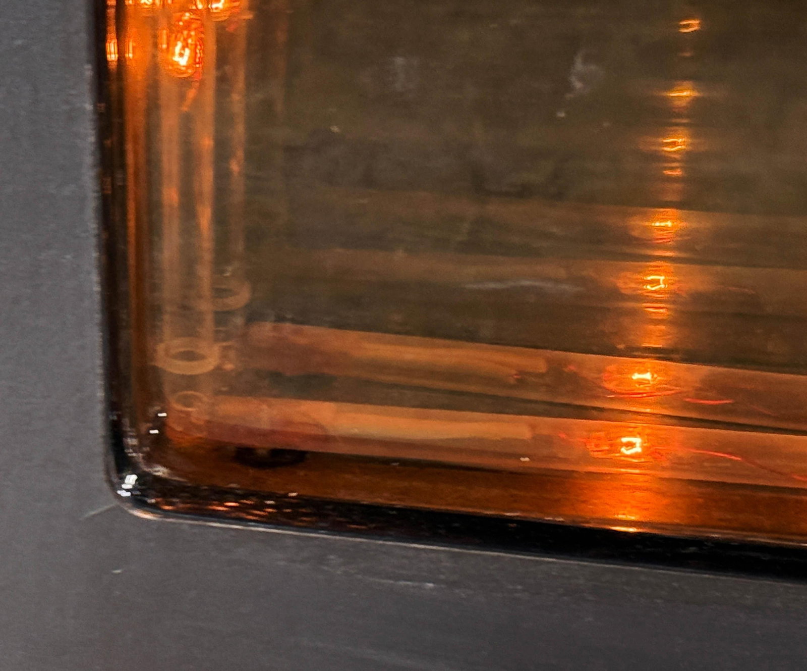 Vintage c.1970's/80's Infinity Mirror Wall Light in Matte Black - 8