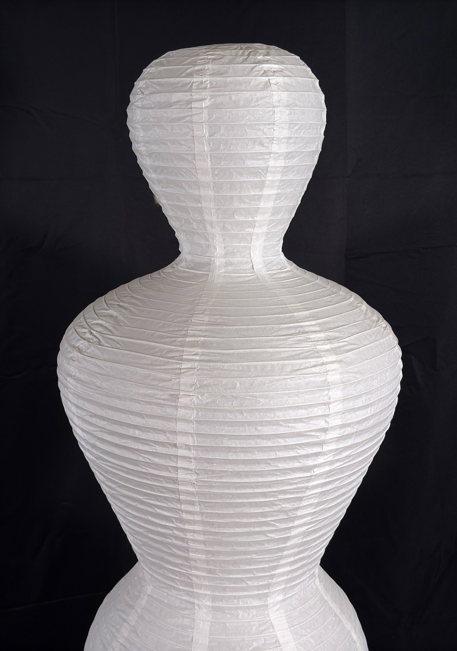 Vintage Ikea Figurative Paper Lantern Floor Lamp in the Female Form - 3