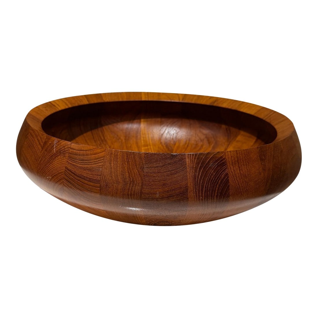 Vintage Dansk Staved Teak Salad Bowl Jens Quistgaard Danish Modern (1 of 9)