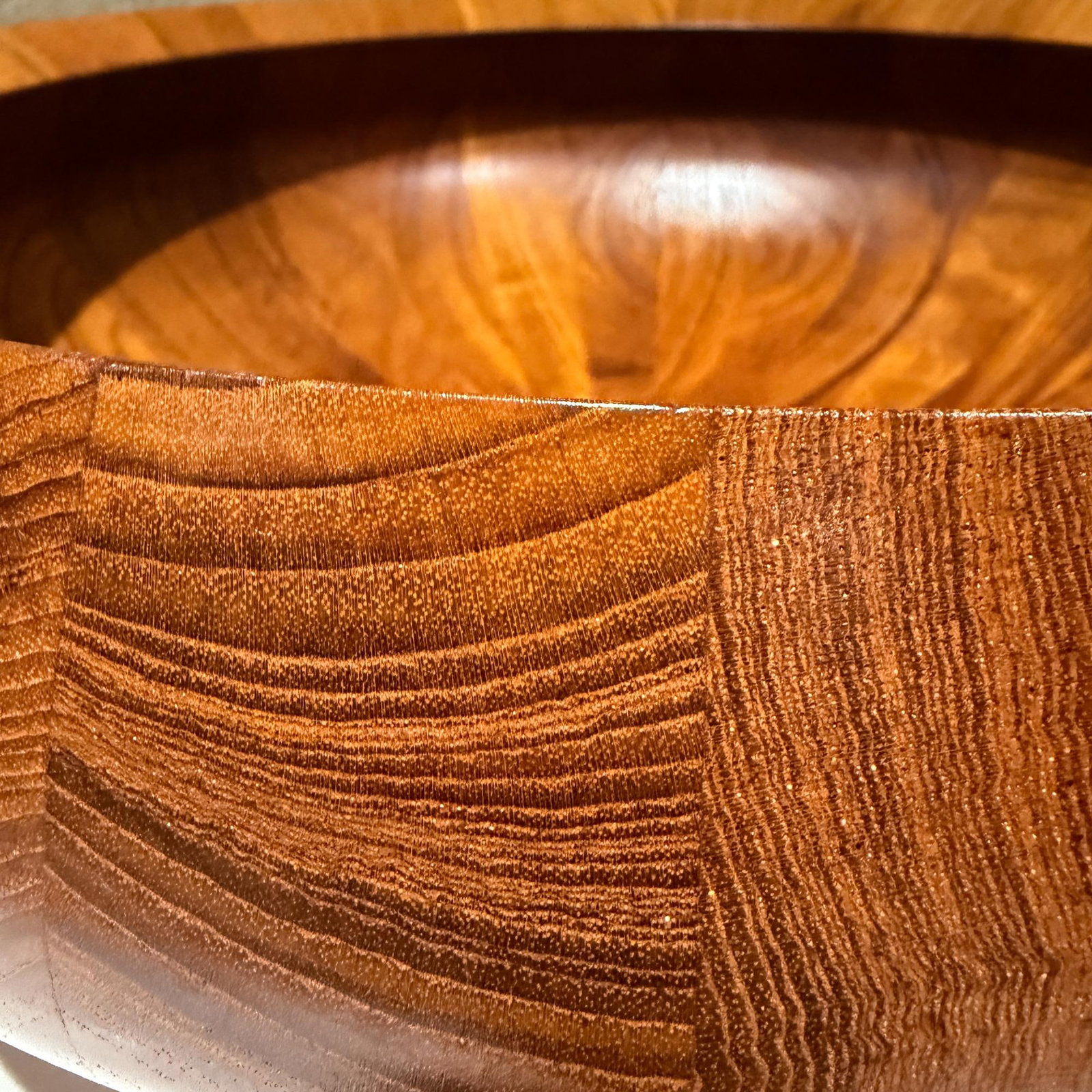 Vintage Dansk Staved Teak Salad Bowl Jens Quistgaard Danish Modern - 6