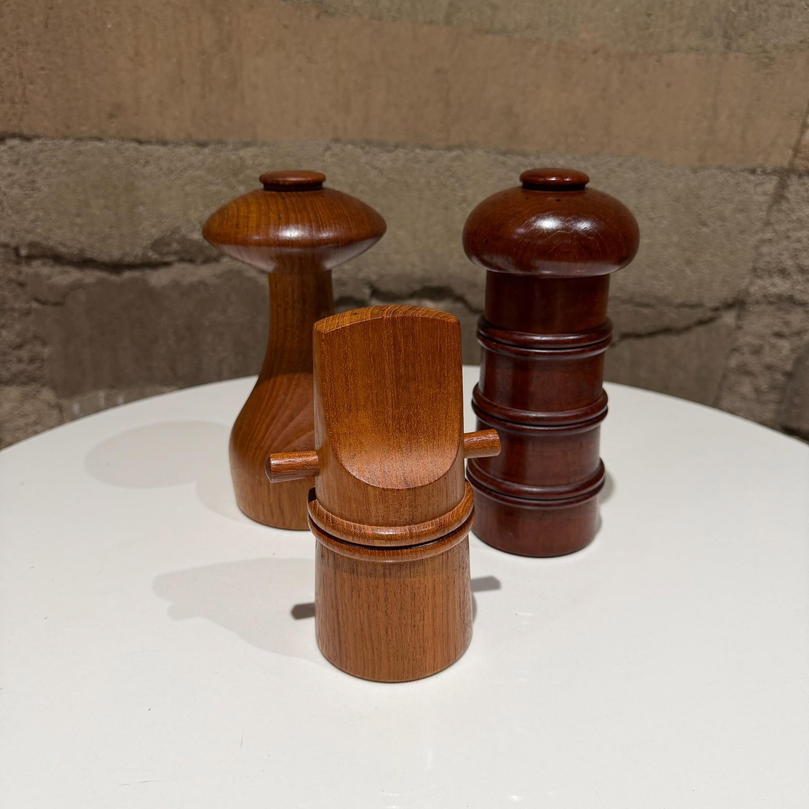Set of There (3) Salt and Pepper Mill Designed by Jens Quistgaard for Dansk Designs. - 12