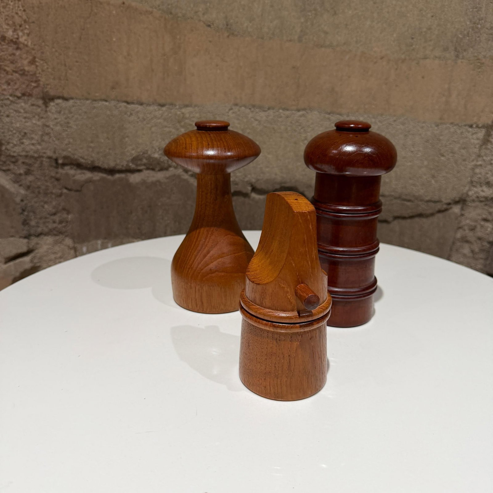 Set of There (3) Salt and Pepper Mill Designed by Jens Quistgaard for Dansk Designs. - 3