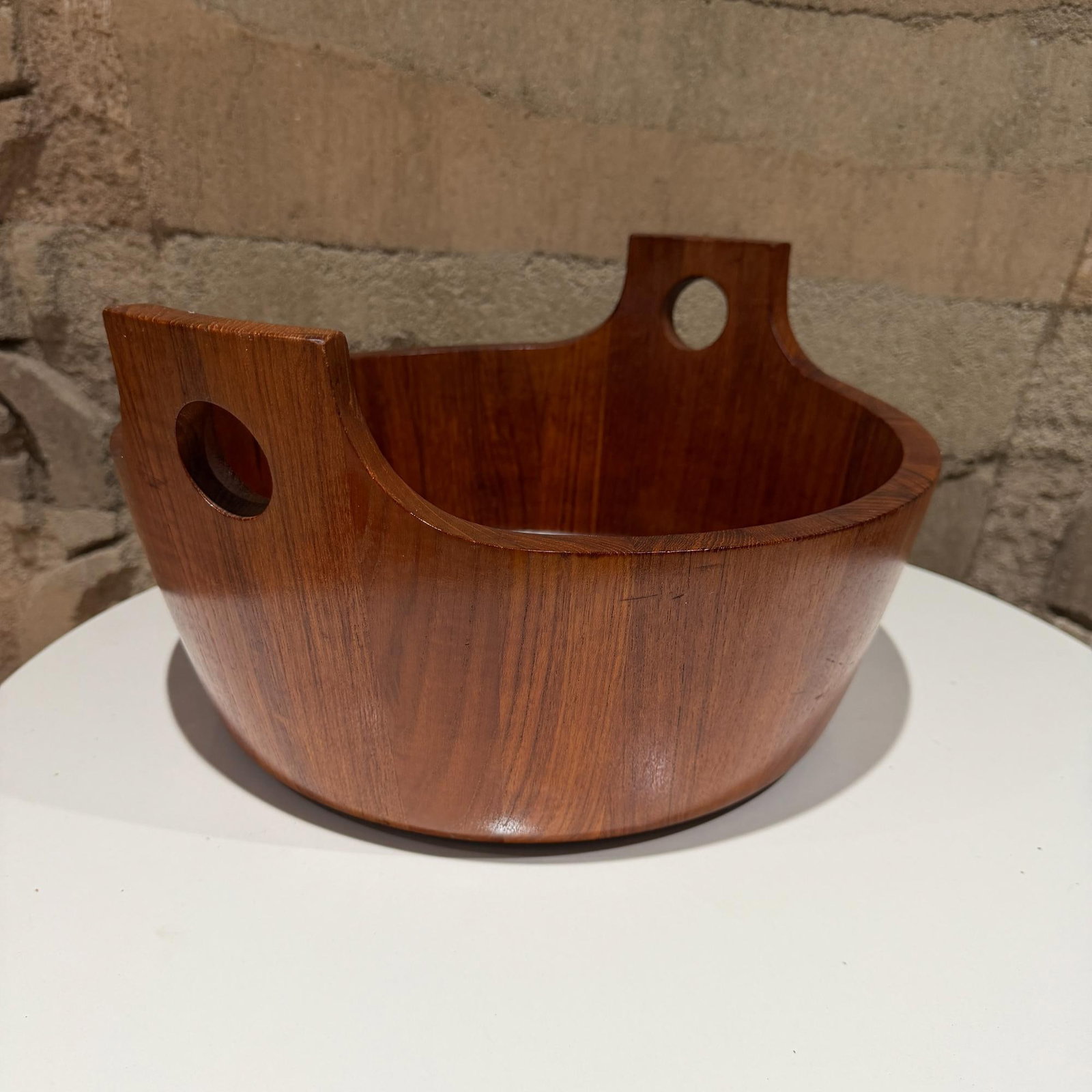 Danish Mid-Century Modern Staved Teak Jens Quistgaard for Nissen - 2