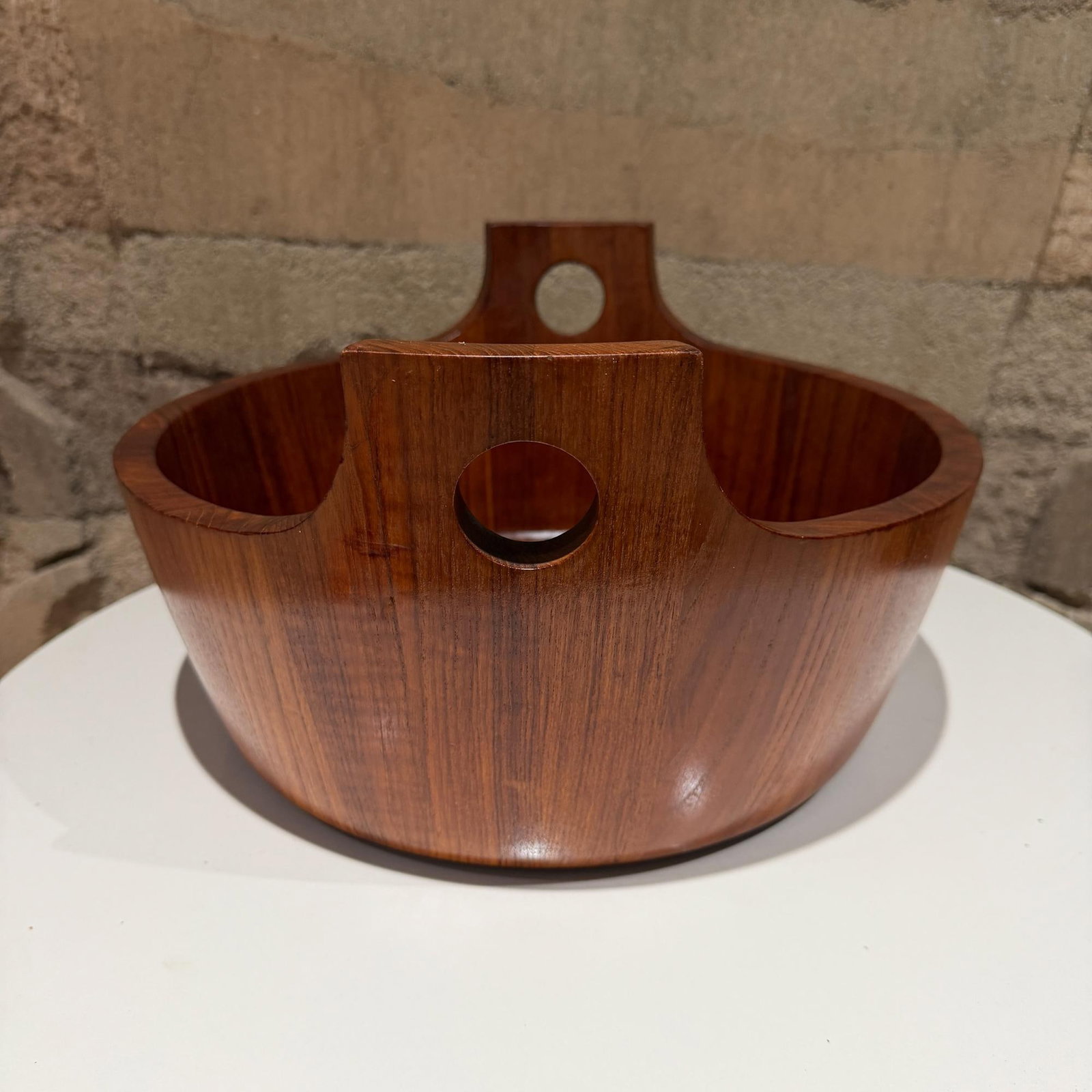 Danish Mid-Century Modern Staved Teak Jens Quistgaard for Nissen - 3