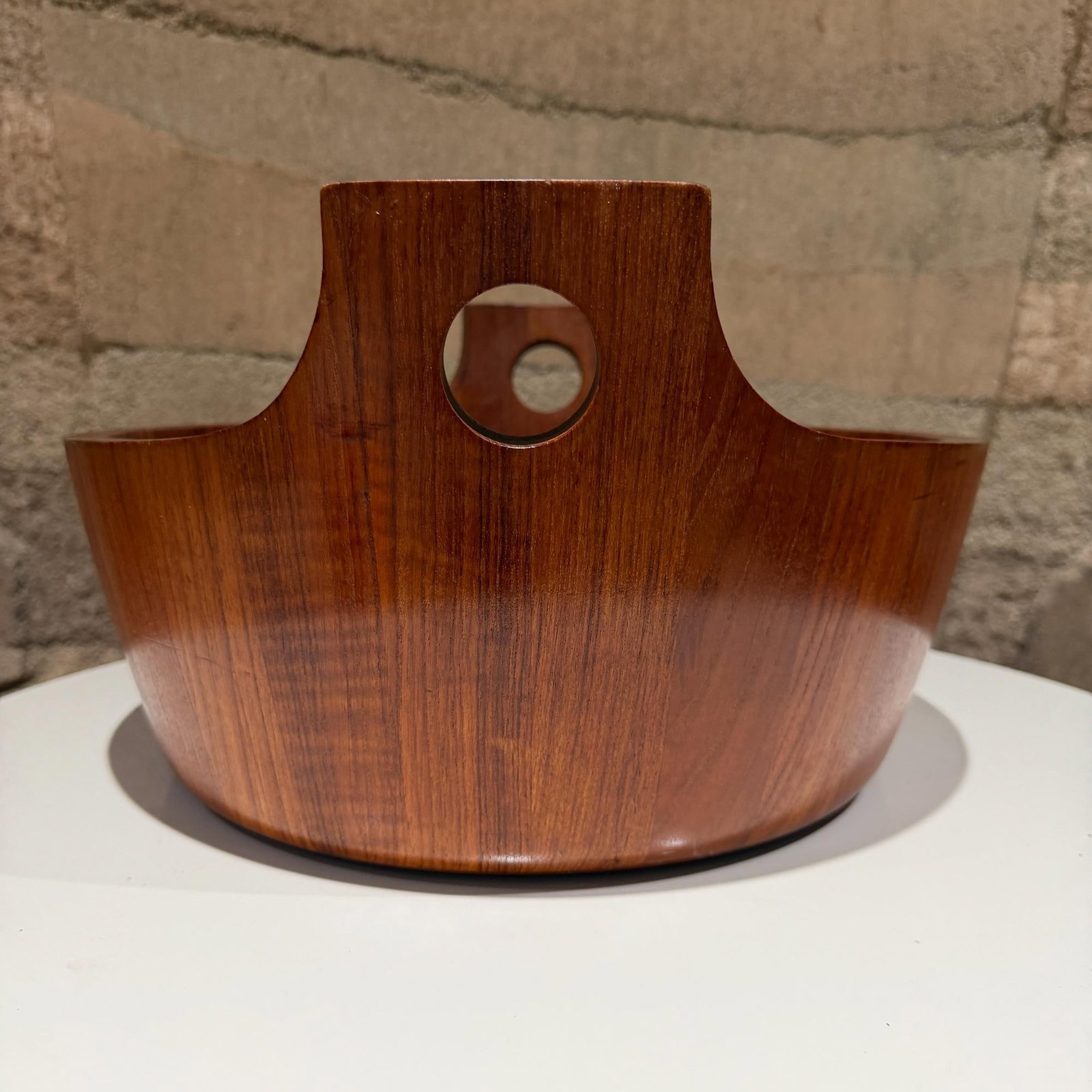 Danish Mid-Century Modern Staved Teak Jens Quistgaard for Nissen - 4