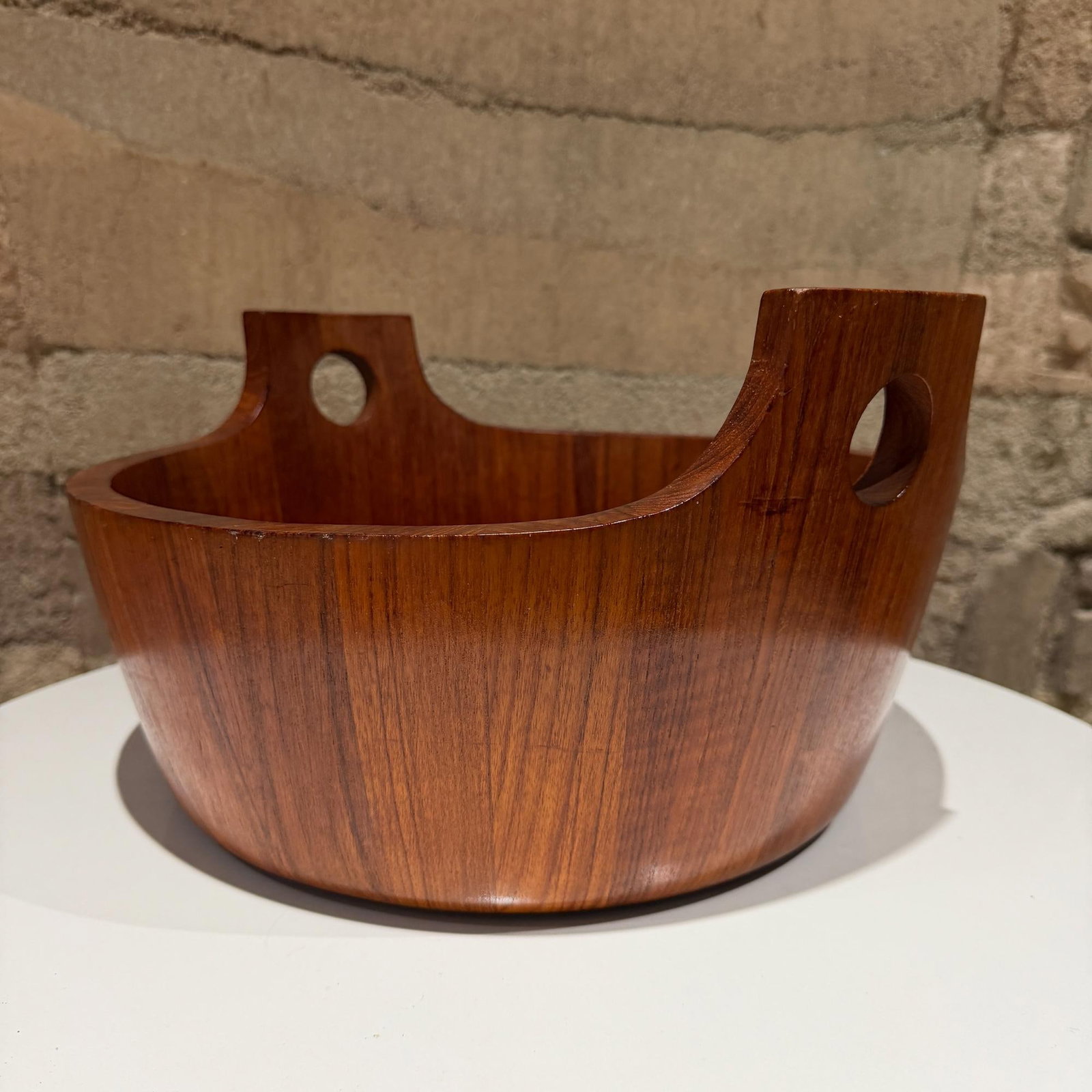 Danish Mid-Century Modern Staved Teak Jens Quistgaard for Nissen - 5