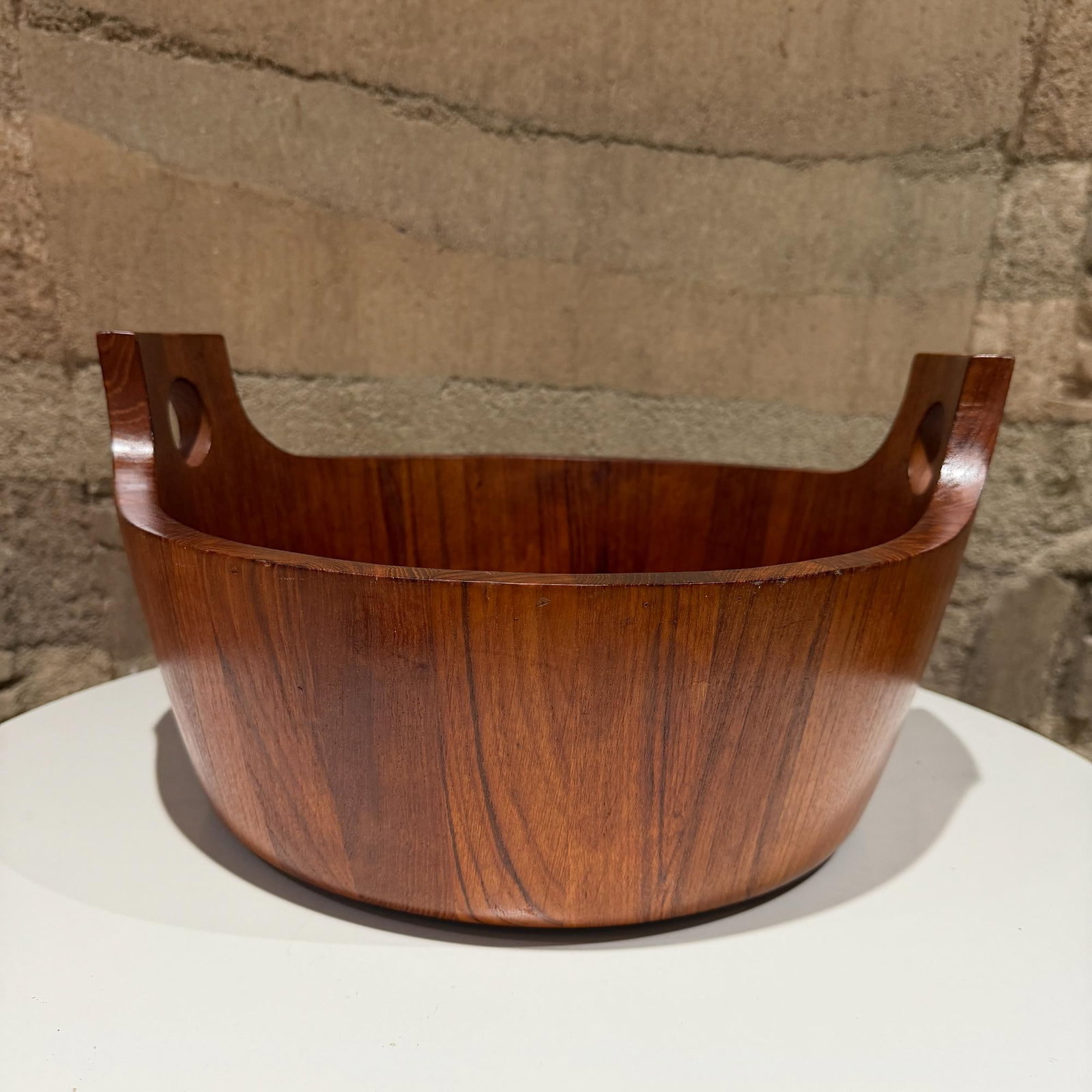 Danish Mid-Century Modern Staved Teak Jens Quistgaard for Nissen - 6