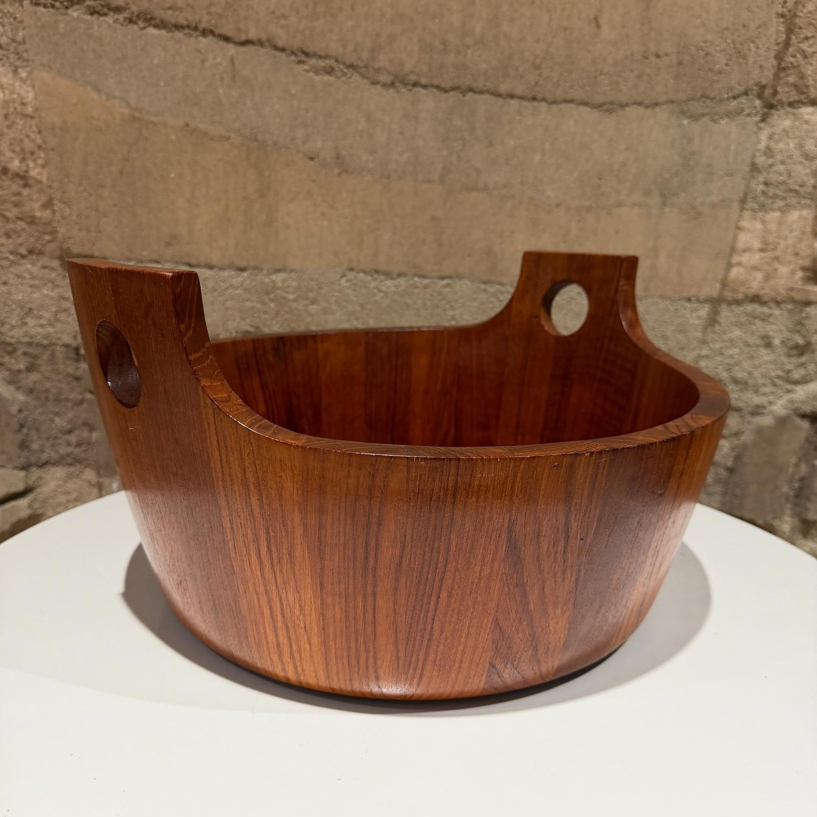Danish Mid-Century Modern Staved Teak Jens Quistgaard for Nissen - 7