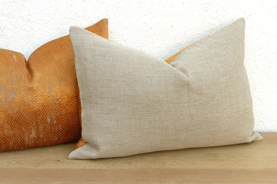 Maharaja's Accord, Set of 2 Heirloom Bagh Phulkari Pillows - 9