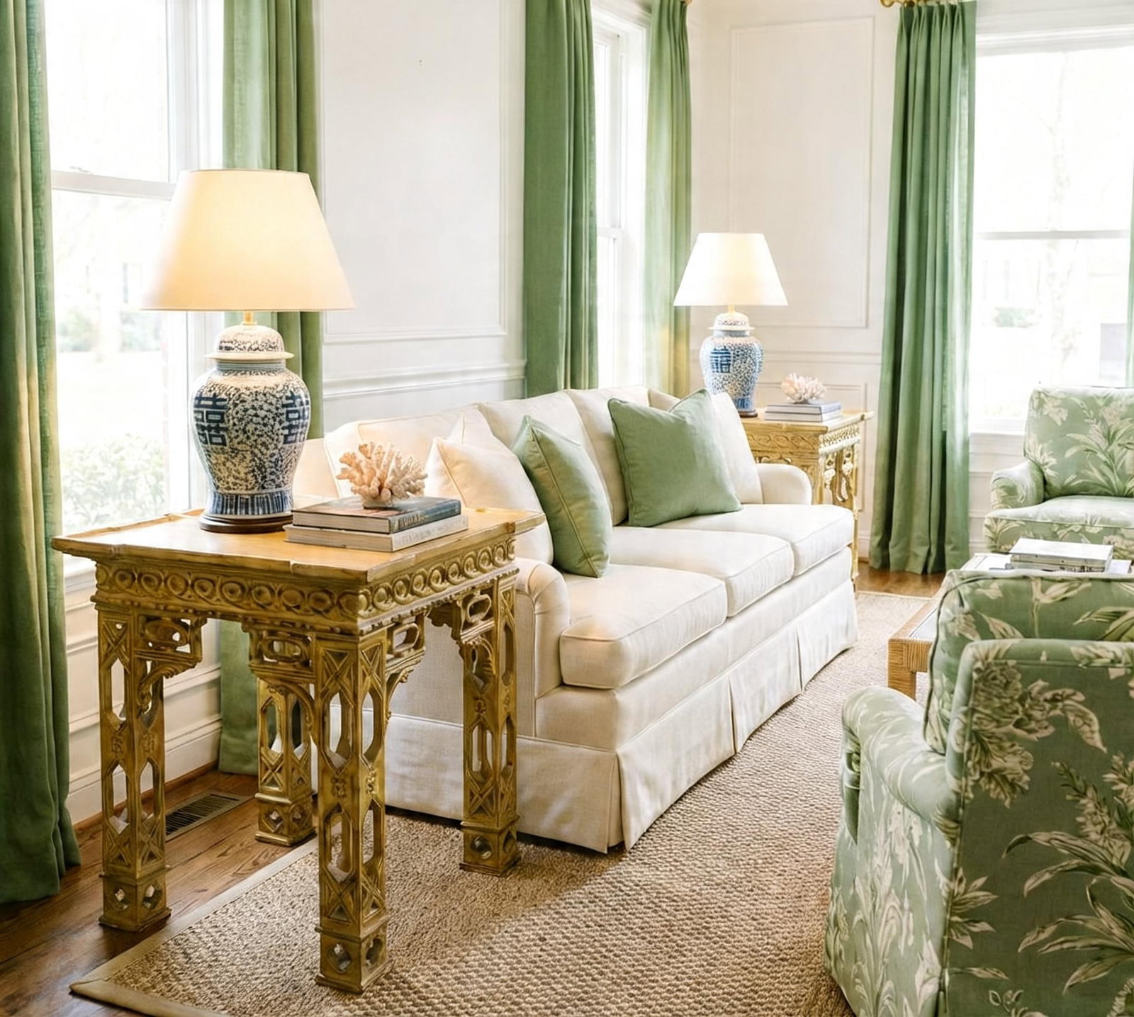 Pair of Vintage, Rare, Monumental, Faux Bamboo, Chinoiserie, Mid Century, Accent Tables - 4