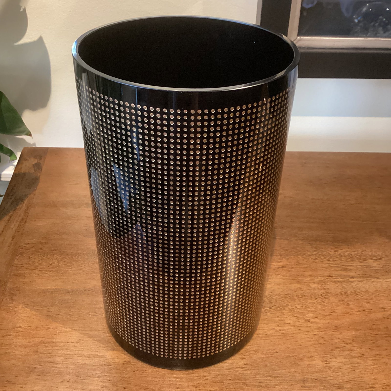 Koz Susani for Egizia Black & Gold Dot Glass Vase - 9