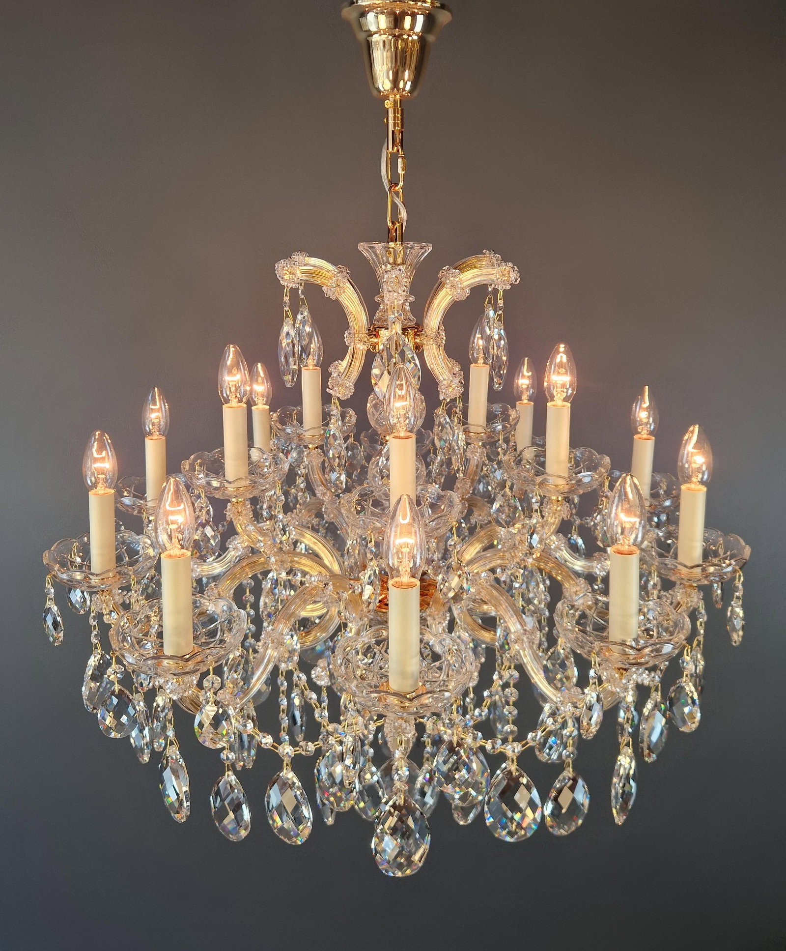 Maria Theresa Style Crystal Chandelier Handmade Luxury European Chandelier - 5