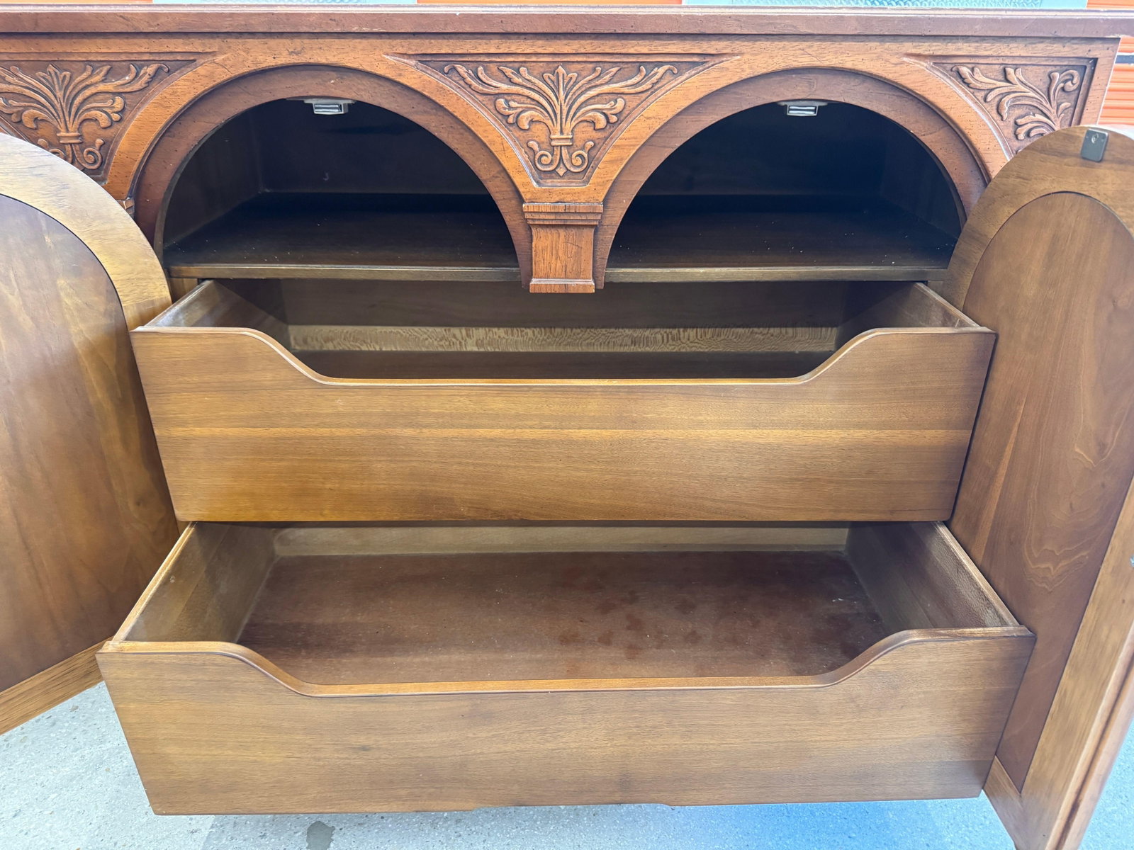Vintage French Louis XVI Style Buffet Credenza, 1960s – Regency Style Cabinet - 6