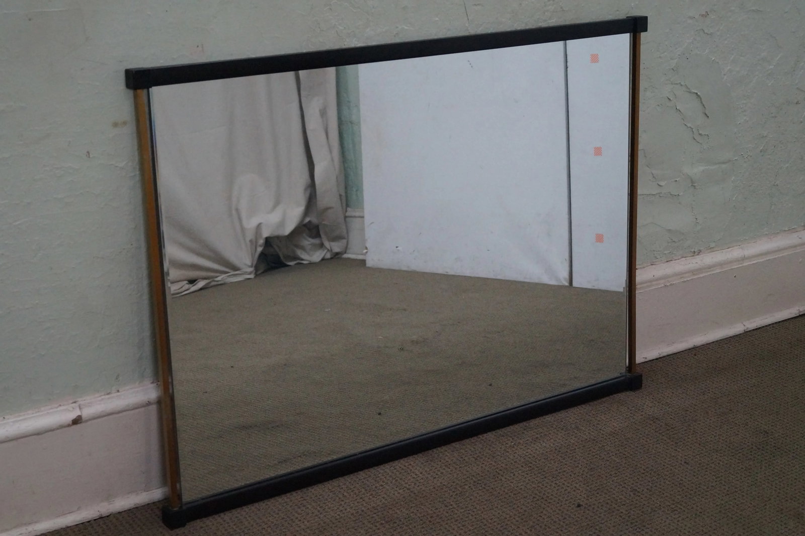 Tung Si Ebonized & Brushed Nickel Mirror - 2