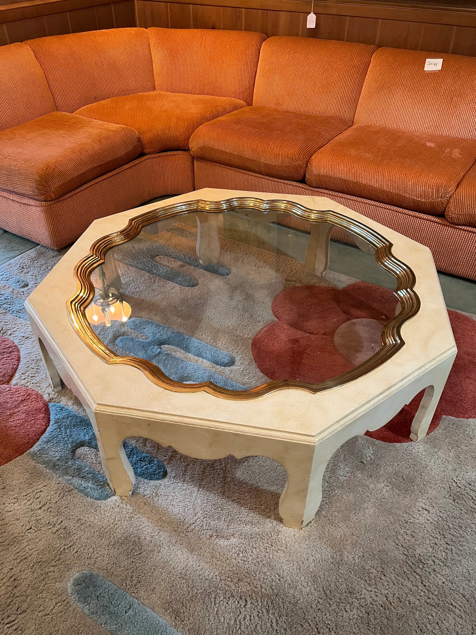 Mid 20th Century Vintage Baker Collection Octagonal Coffee Table - 2