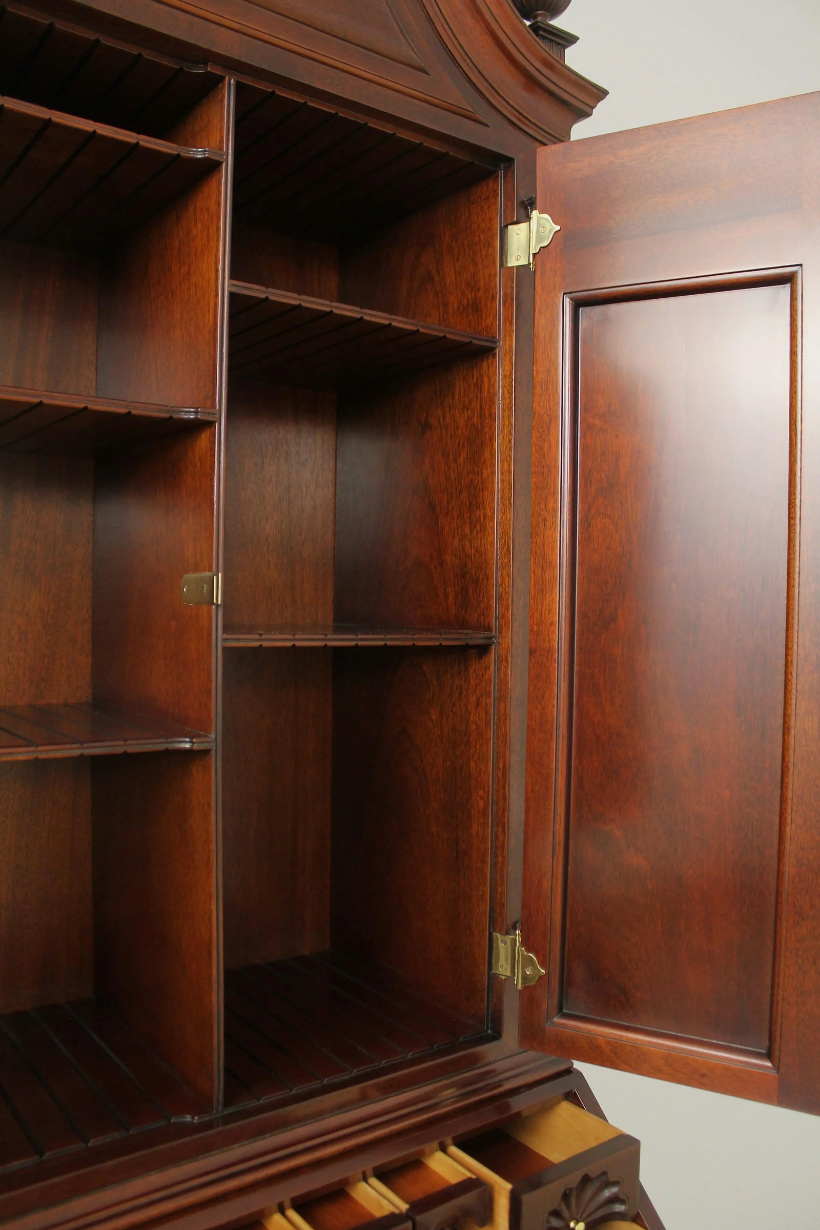 Kindel Winterthur Collection Mahogany Secretary Desk - 4