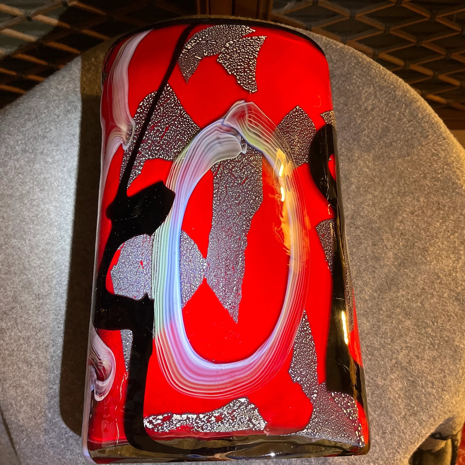 Mid 20th Century Abstract Murano Glass Vase - 7