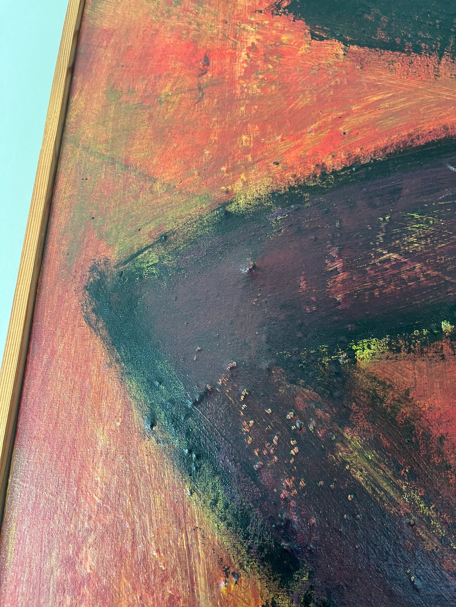 1960s Mid Century Modern Oil on Canvas Dancer - 6
