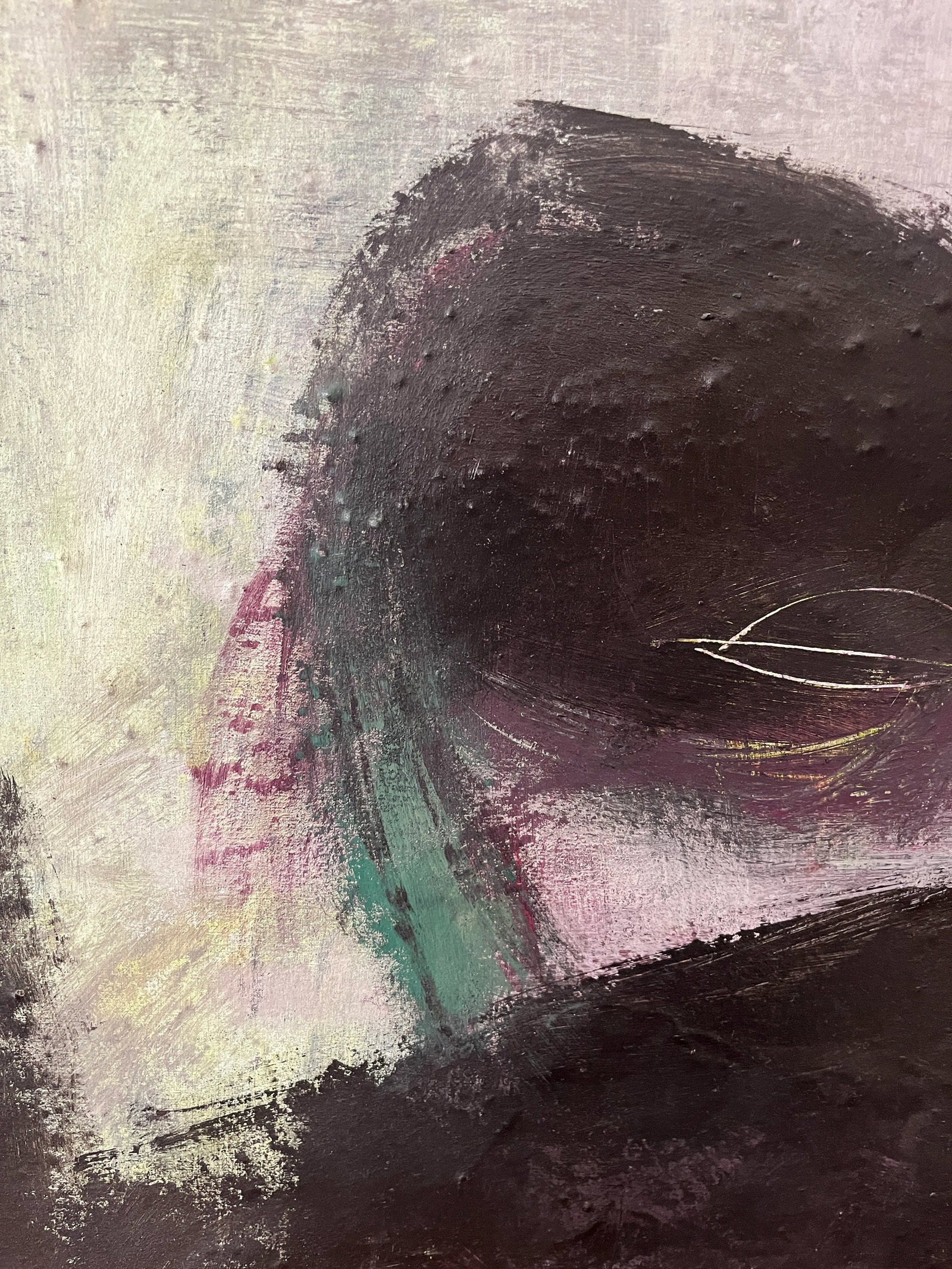 1960s Mid Century Modern Oil on Canvas Dancer - 8