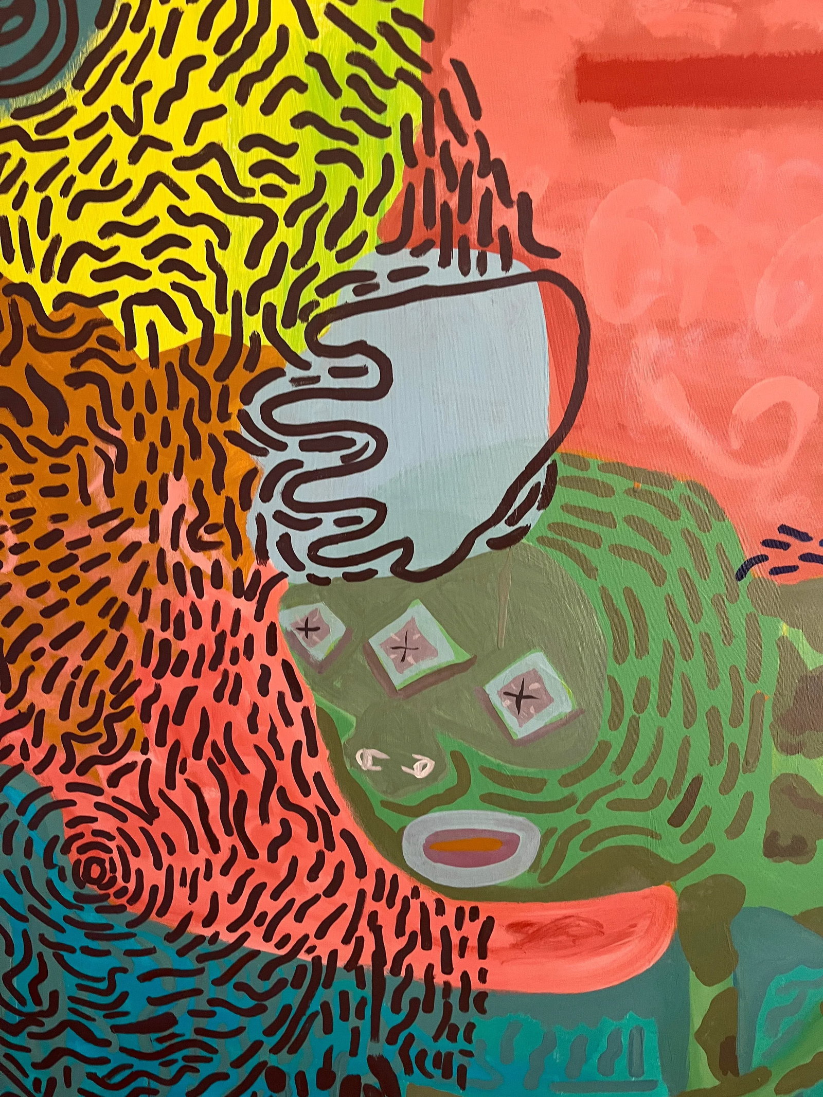 Contemporary Hungarian Pop Art Graffiti Mural Painting by Kovacs Budha Tamas - 6