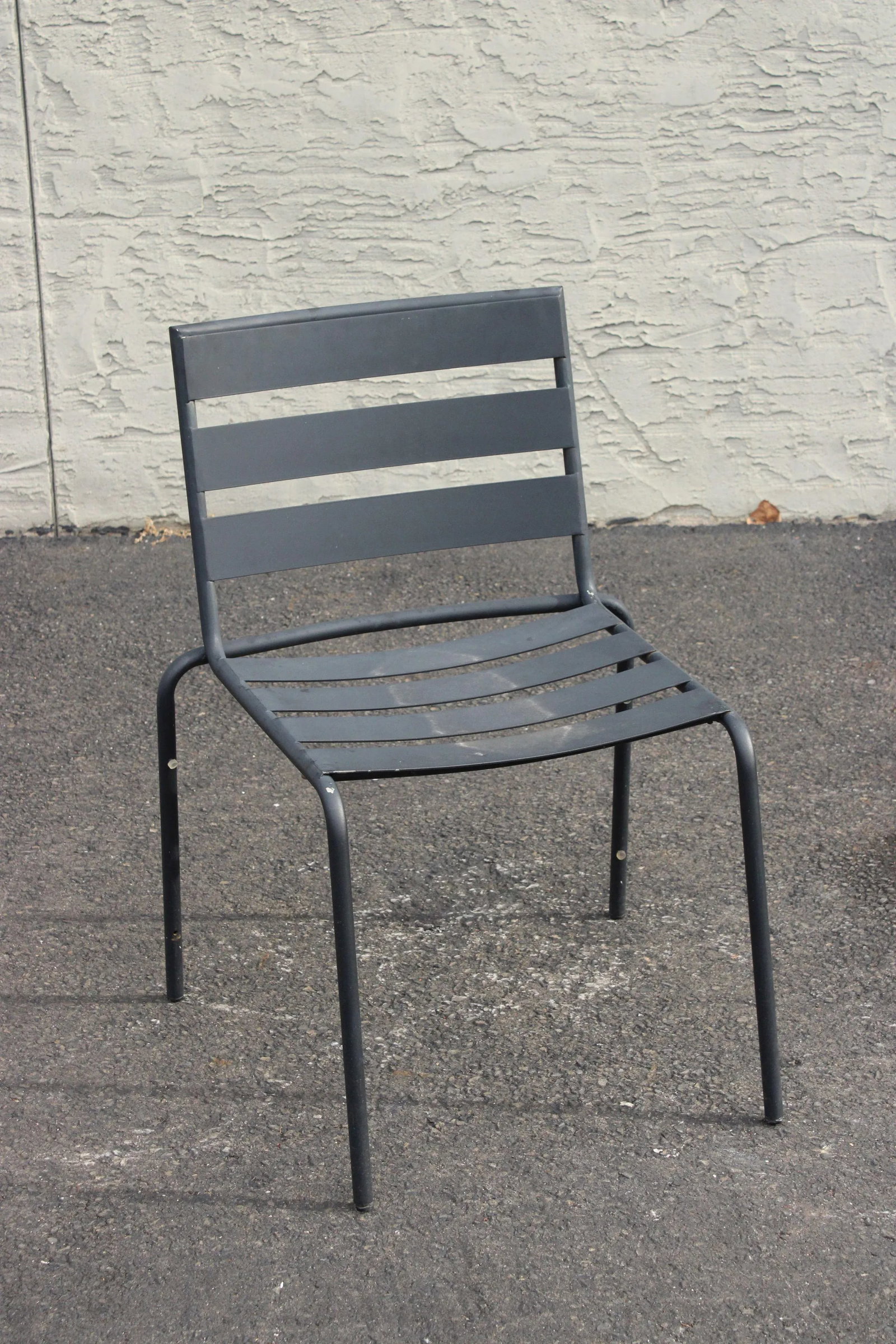 Early 21st Century 'Metro' Wrought Iron Outdoor Dining Set - 3 Pieces - 8
