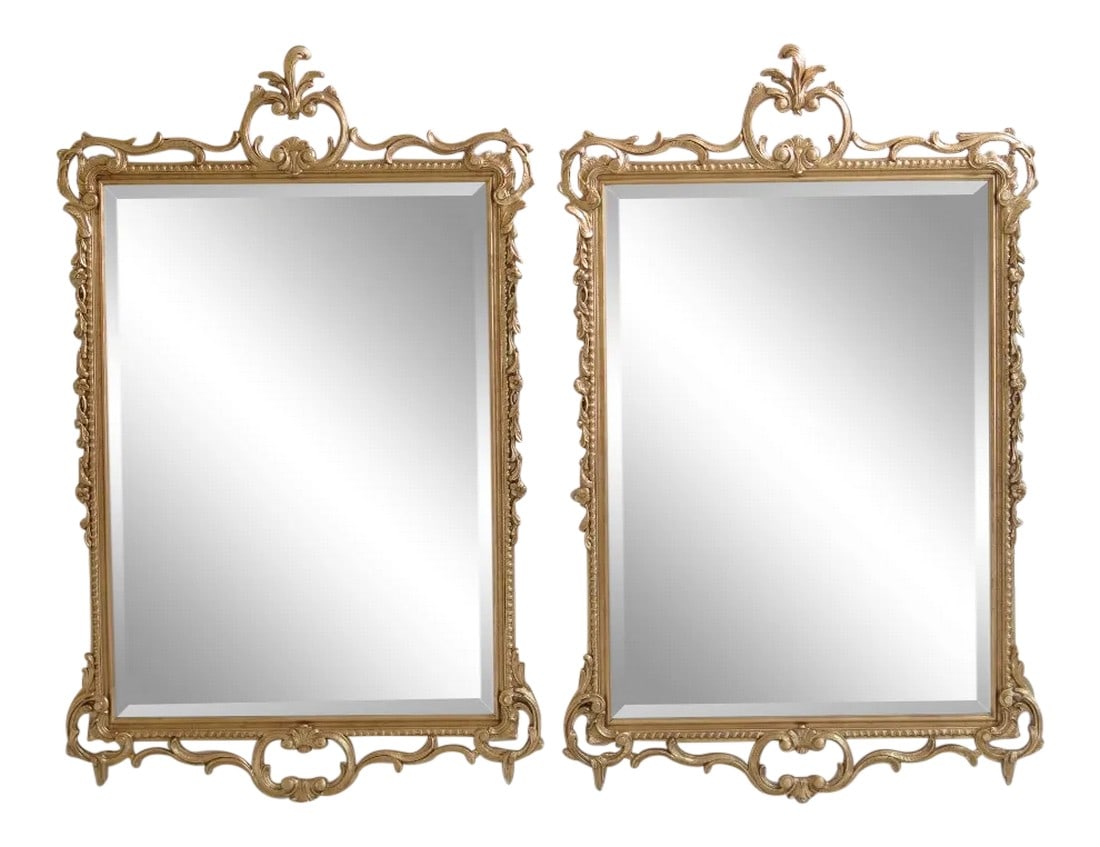 Friedman Brothers Model #5739 Gold Gilt Mirrors - a Pair (1 of 11)