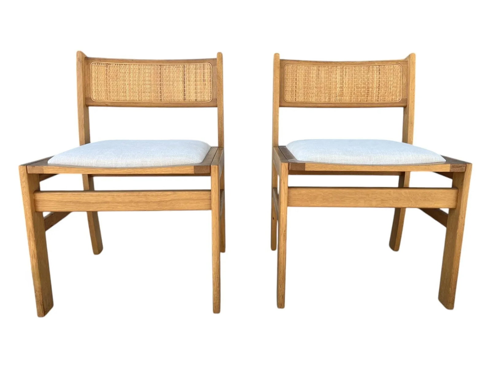 1960s Kurt Ã˜stervig–Style Teak Dining Chairs – Set of 6, Restored With New - 6