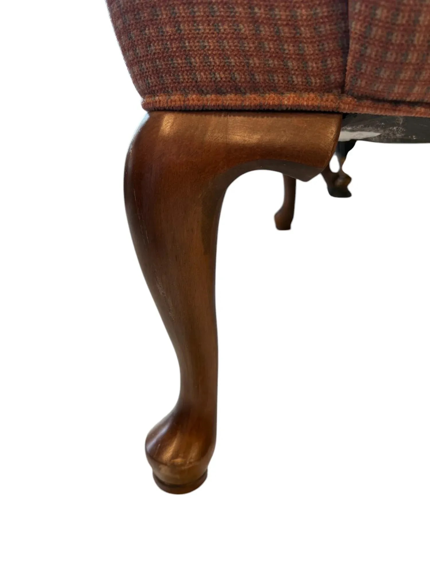 Late 20th Century Ethan Allen Queen Anne Wingback Armchair - 6
