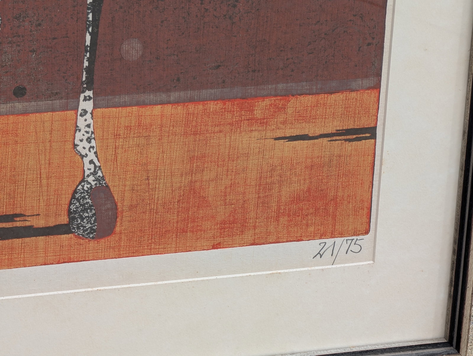 1970s "The Armored Horse and the Butterfly" Woodblock Print by Tadashi Nakayama #21/75 - 5