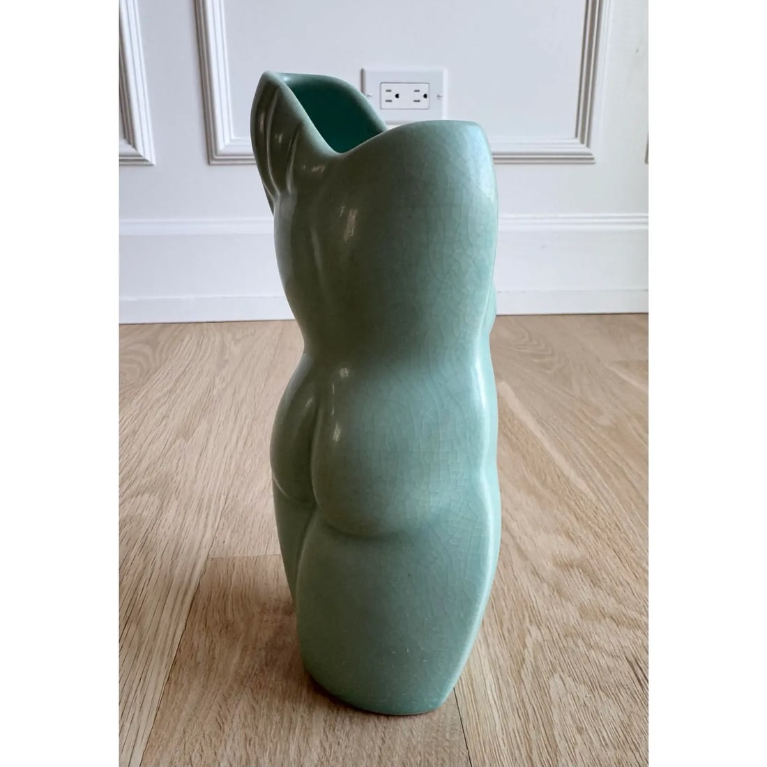 Vintage Donna Polseno Sculptural Ceramic Female Form Vase - 7
