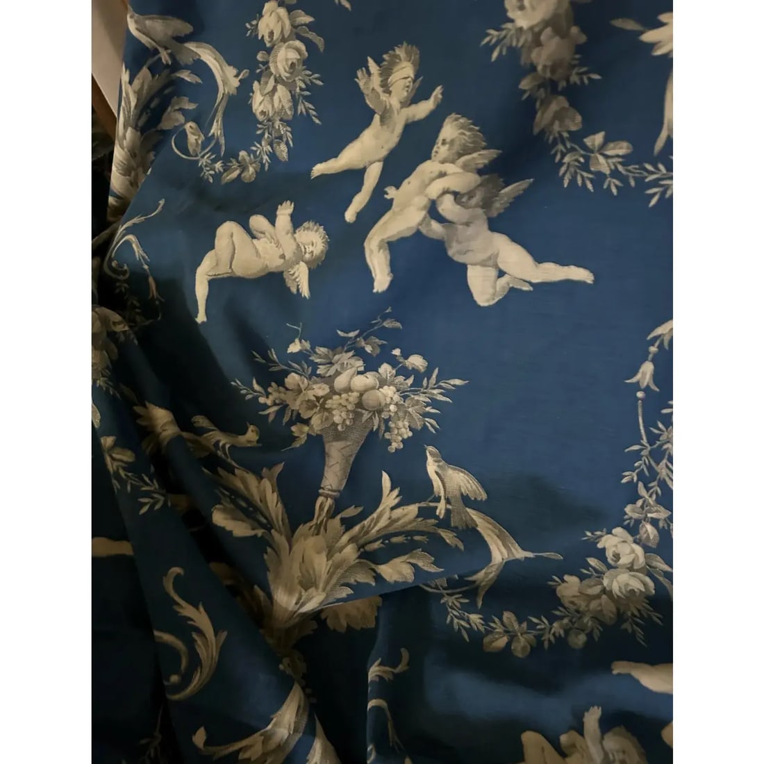 Antique French Toile Fabric - 2