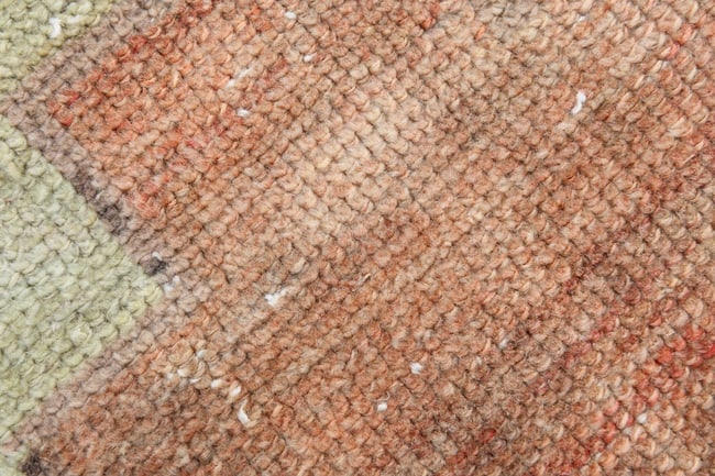 4'3'' x 5'5'' Handmade Vintage Wool Rug - 6913 - 10