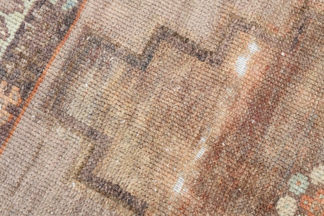 4'3'' x 5'5'' Handmade Vintage Wool Rug - 6913 - 14