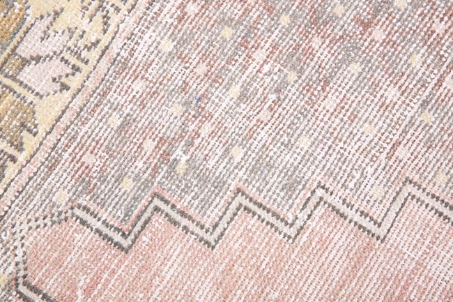 4'2'' x 8'3'' Unique Handmade Vintage Rug - 2495 - 10