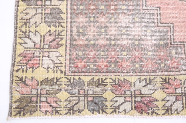 4'2'' x 8'3'' Unique Handmade Vintage Rug - 2495 - 12